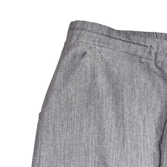 Figs Yola Skinny Scrub Pants Women's Size L Graphite Gray Mid Rise Pockets - Picture 2 of 8